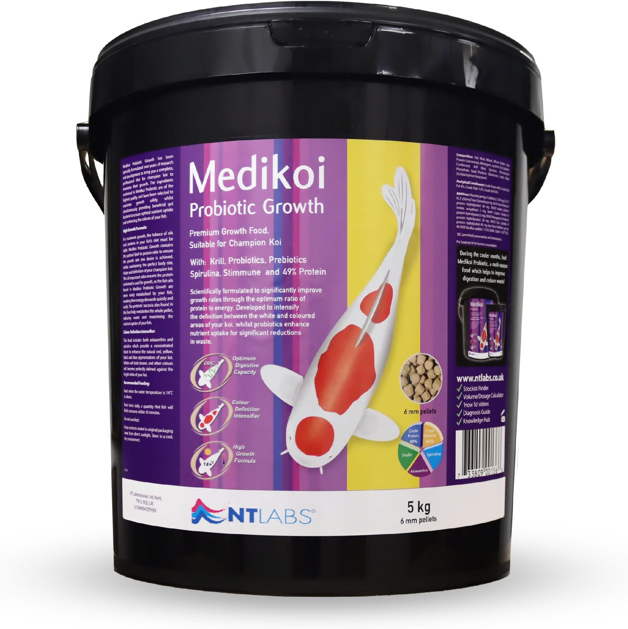 Medikoi Probiotic Growth 5kg 6mm Pellet