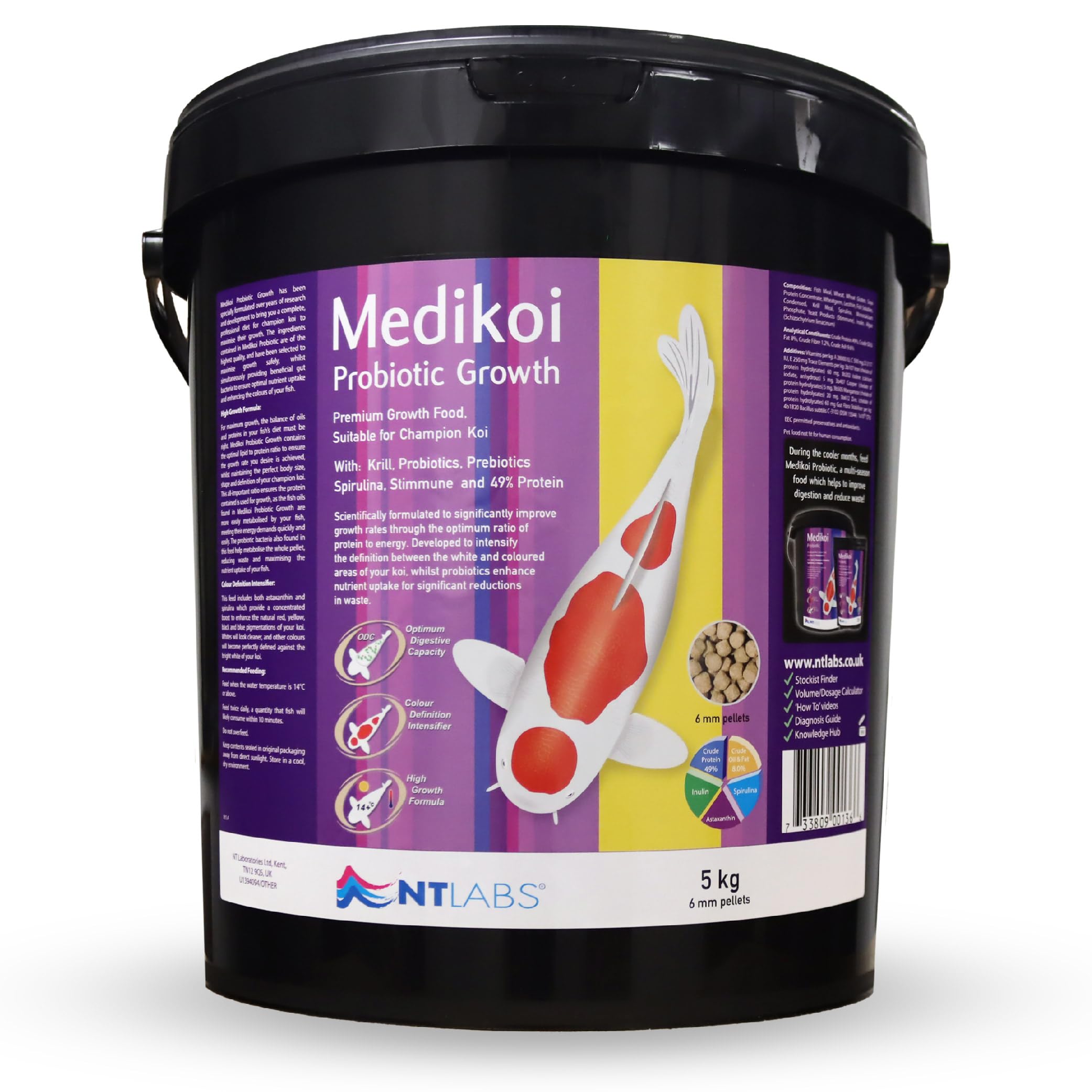 NT LabsMedikoi Probiotic Growth 5kg 6mm Pellet