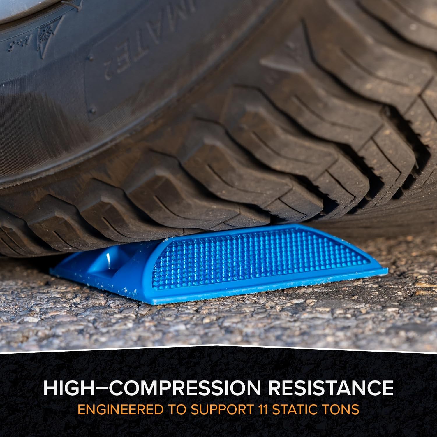 Blue Road Reflectors For Fire Hydrant Pack of 2 + Adhesive Pads | 4 by 4 inch Street Pavement & Asphalt Stud Markers | Reflecting for Speed Bumps, Sidewalks, Pedestrian Crossings, Freeways & Driveways