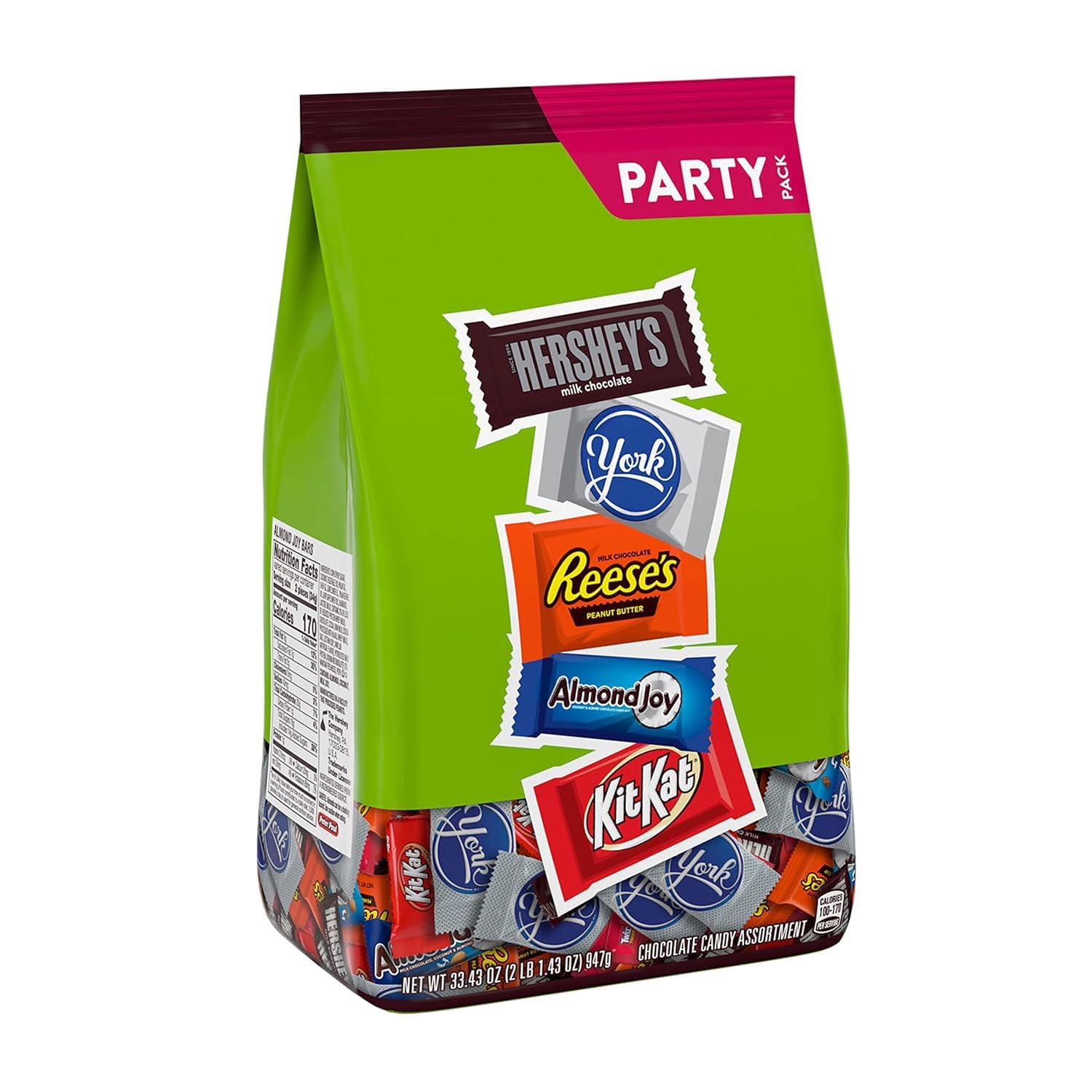 Hershey Chocolate Flavored Snack Size, 33.43 oz