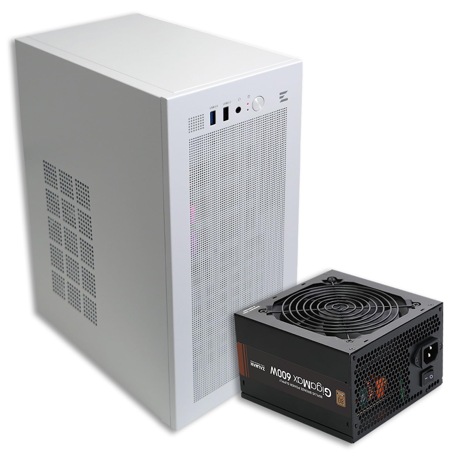 Amazon.com: Zalman CUBIX M-ATX PC Case + 600W 80 Plus Bronze Power