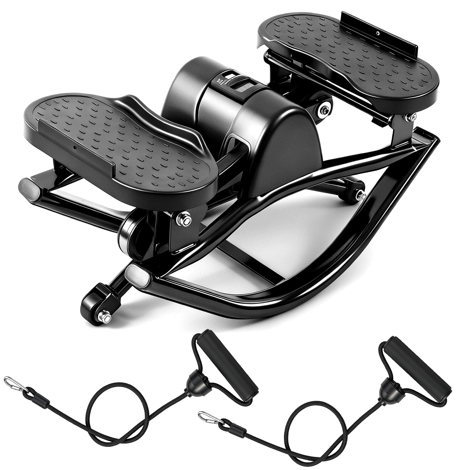 Rock Fitness Stepper, Portable Step Rocker Side to Side at Home, Aerobic Workout Machine Fitness Equipment Suitable for Apartment and Dormitory