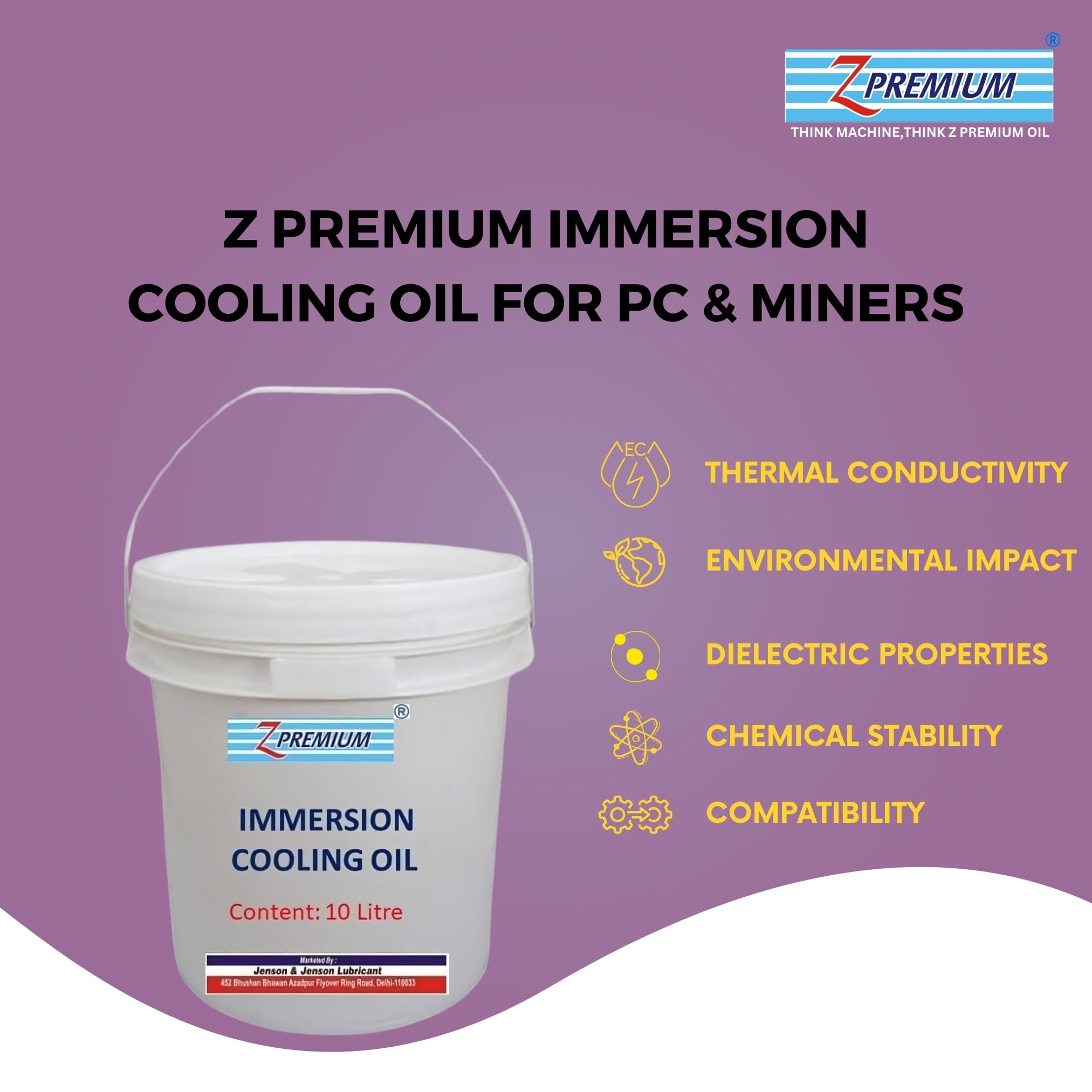 ZPremium Immersion Cooling Oil Dielectric Liquid 10 Litre Pack of 1  Designed for Immersion Cooling Solutions Ideal for Bitcoin Mining and  Electronics Provides Efficient Heat Dissipation and Protection : Amazon.in:  Car & Motorbike