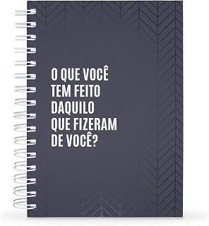 Planner 12 Semanas Chumbo, Capa Dura e Toque Aveludado