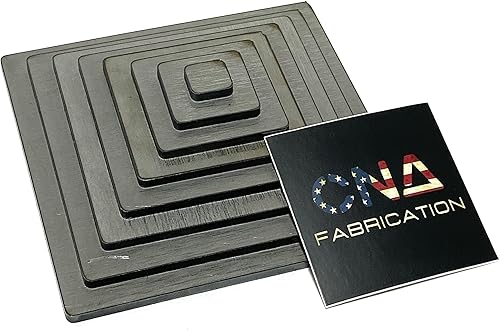 Kit de soldadura pirámide de entrenamiento para juntas de regazo Fabricado en Estados Unidos Cuadrados de acero de calibre 11 Entrenamiento de