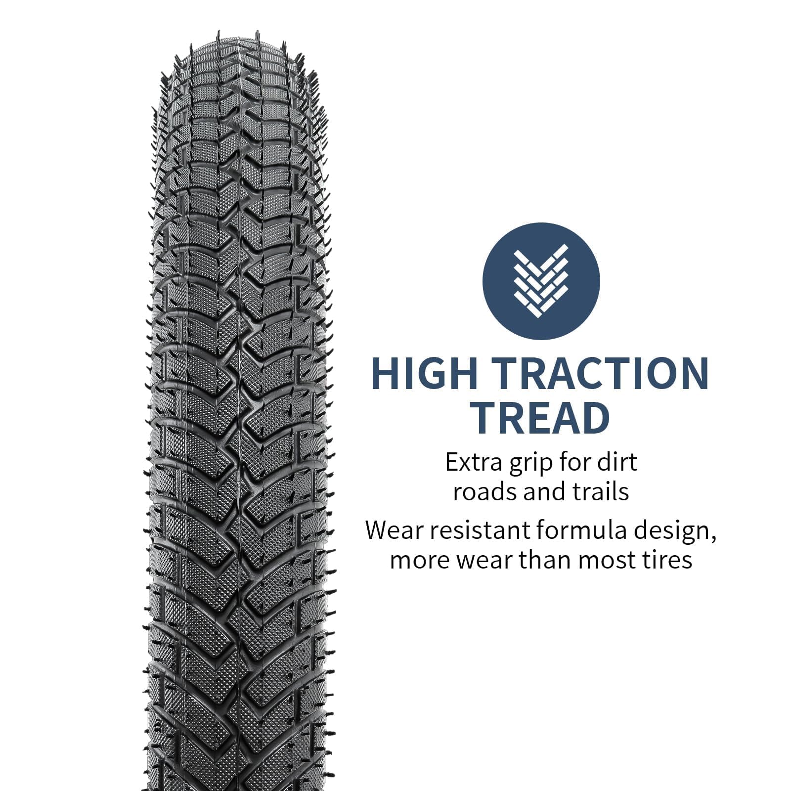 YUNSCM 2-PCS 16x1.95/53-305 Road Bike Tires and 16