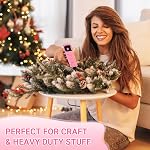 Hot Glue Gun Full Size, 60/100W Dual Power Glue Gun with 15 Glue Sticks(7/16''), Heavy Duty Large Glue Gun Kit, Hot Glue Gun and Sticks Set for Crafts, Arts, DIY and Home Repairs