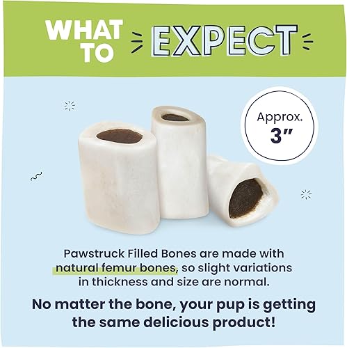 Miniatura 6 de Huesos rellenos para perros (sabores mantequilla de maní, queso, tocino, carne de res, etc.) Hecho en Estados Unidos relleno a granel de 3 a