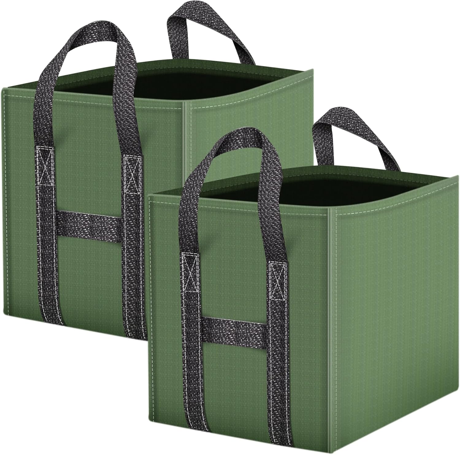 IWNTWY 2Pack 66 Gallons Reusable Yard Waste Bags, Upgrade