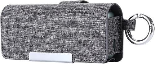 EPMANN 6-Color Flip Leather Case Protective Cover Cover Fixed Bag Protection Accessory Fit for IQOS Iluma Prime DVD Storage case Color G