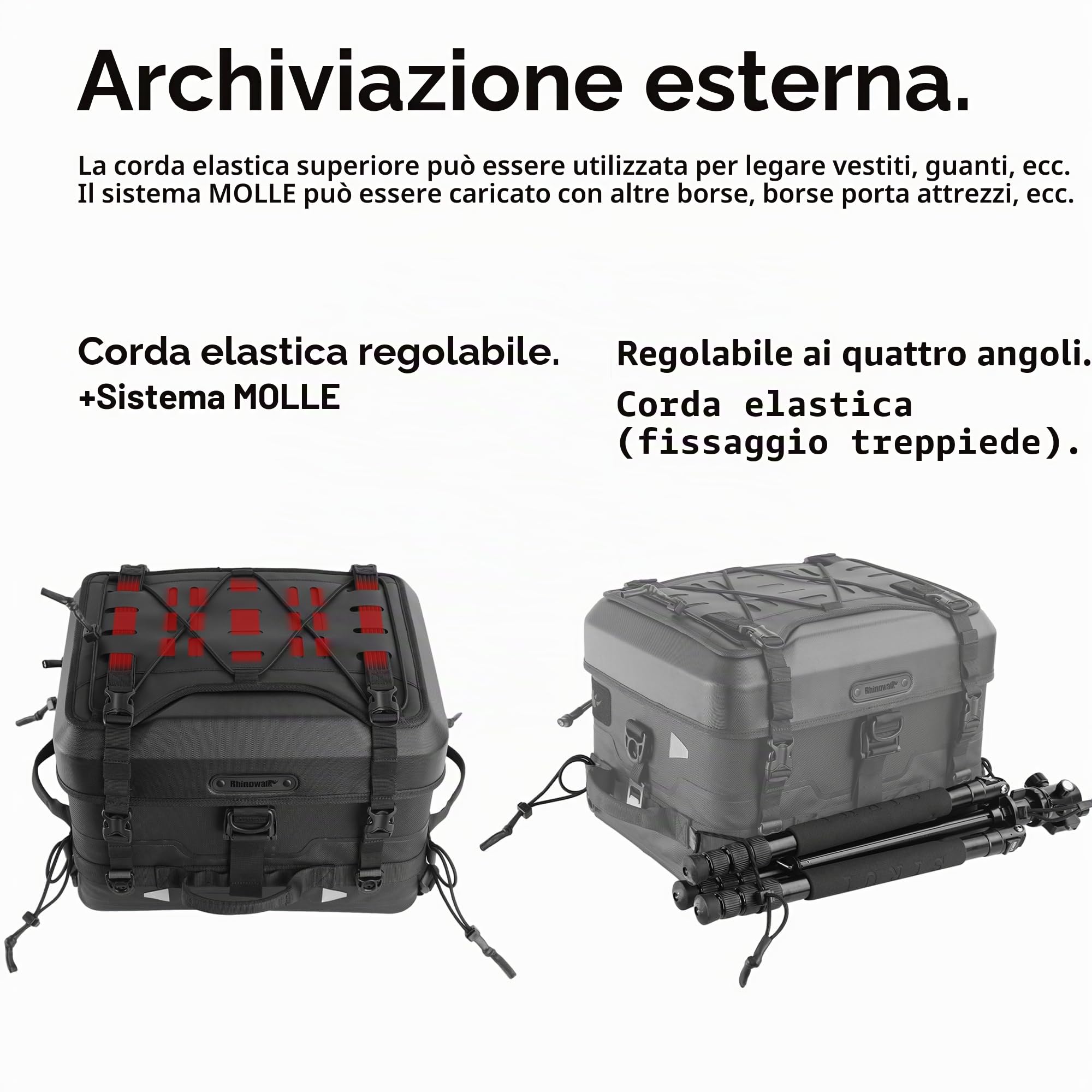 Rhinowalk Borsa da sedile moto