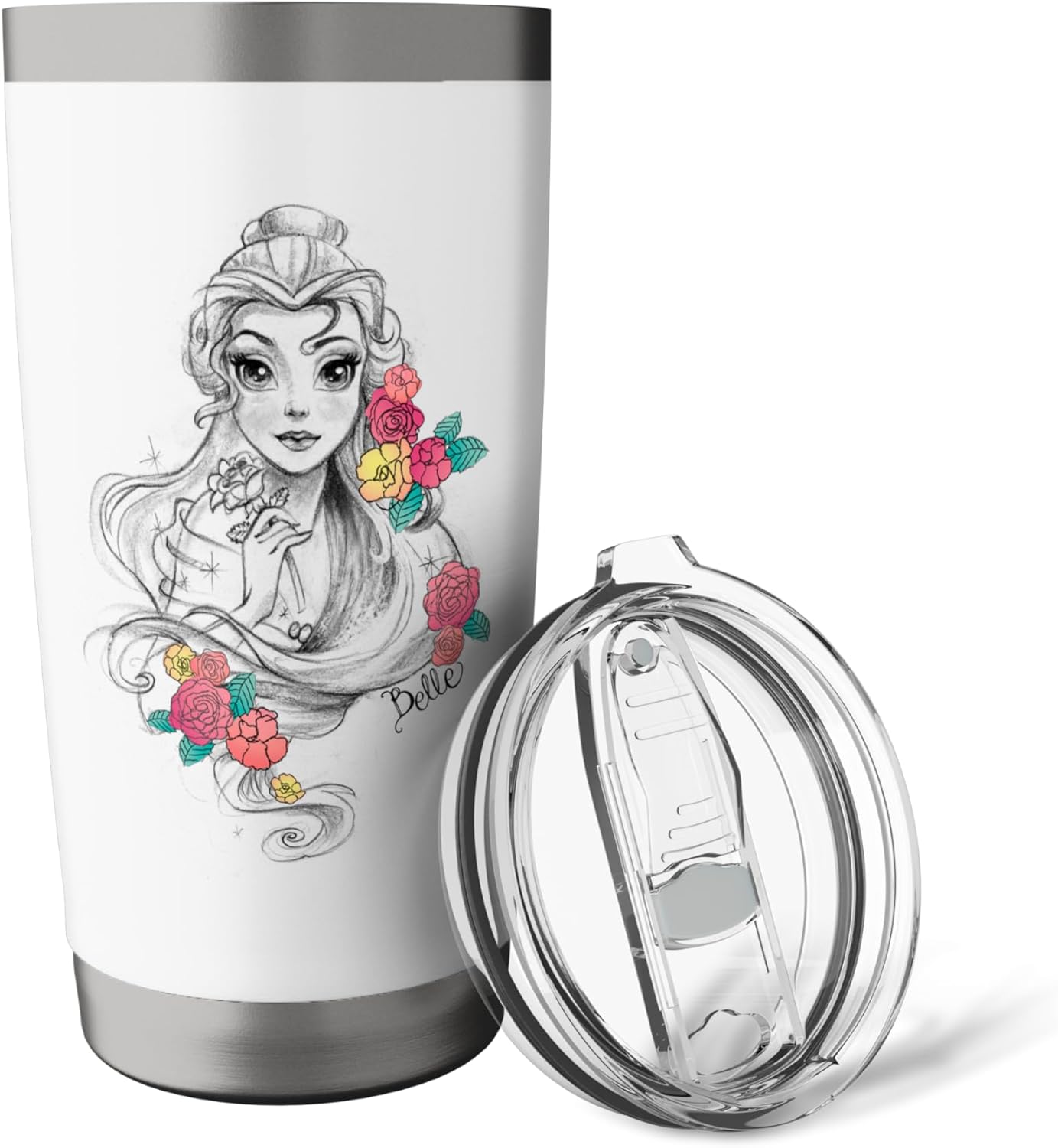 Disney Belle Stylized Stainless Steel Insulated Tumbler - Image 5