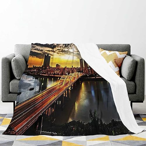 Miniatura 2 de WHYATT Manta pequeña moderna creativa Cobijas para El Frio microfibra polar 40 pulgadas X 60 pulgadas