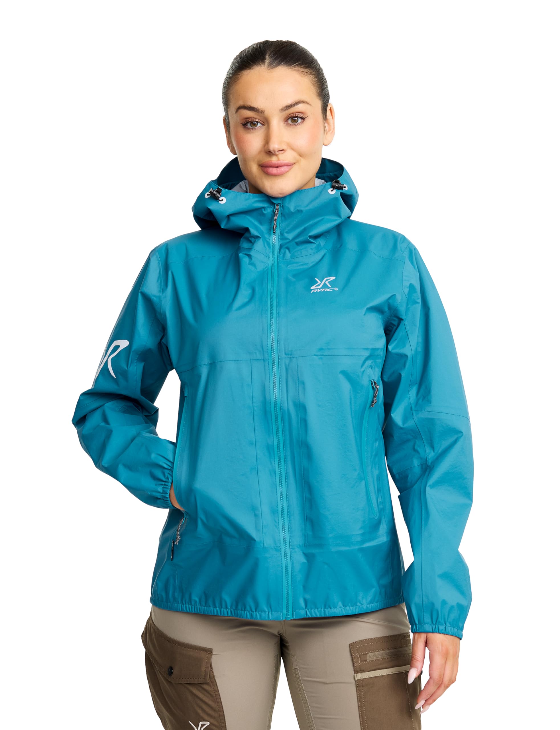 RevolutionRace Arcade 3L Lightweight Jacket für Damen, Wasserdichte Jacke, Packbare Windjacke für Wanderungen und Outdoor-Aktivitäten
