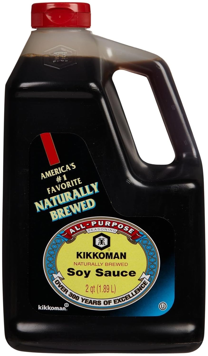 Kikkoman Soy Sauce, 64 Fl Oz (Pack of 1) Grocery