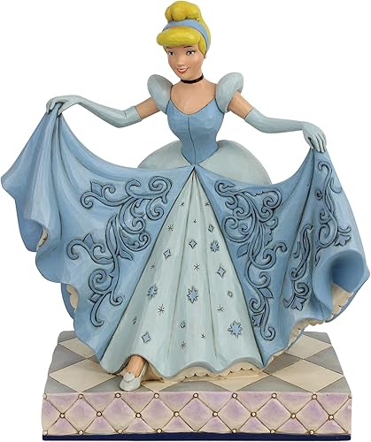 Enesco Disney Traditions by Jim Shore - Figura de transformación de Cenicienta, 8.2 pulgadas, multicolor