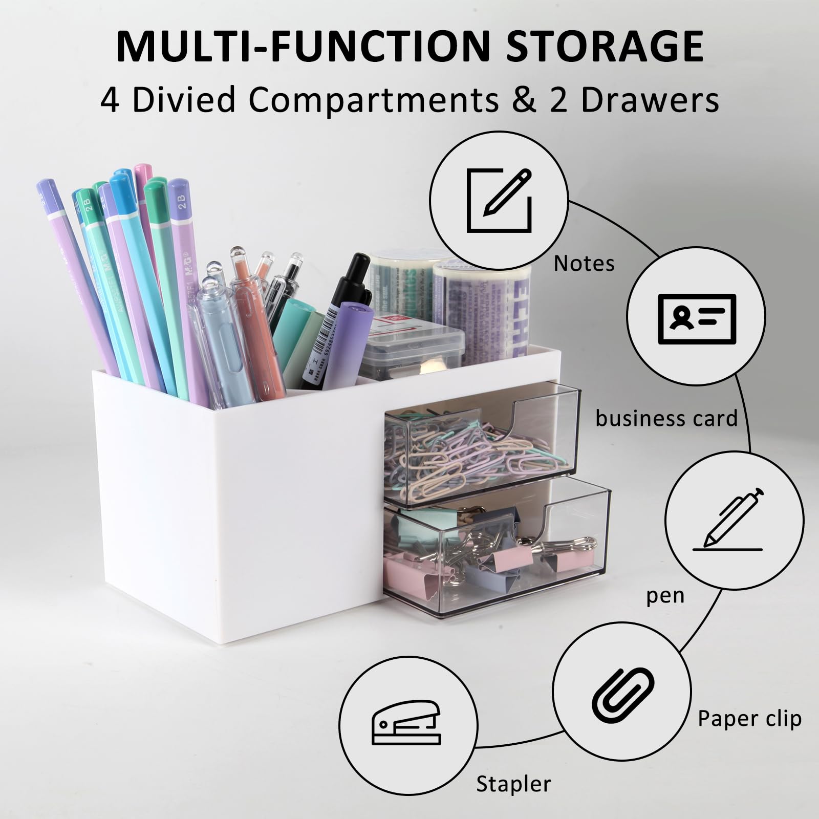 Organizadores De Escritorio Organizador De Escritorio Con Cajones