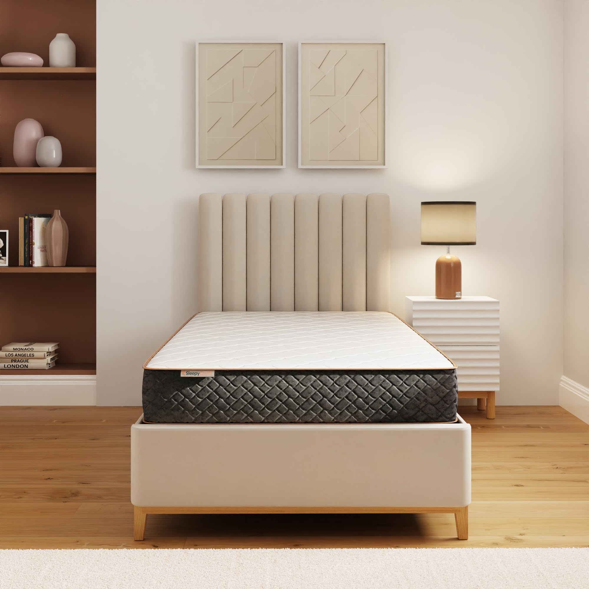 GFW SleepyCastle Rolled Pocket Sprung Mattress - Single