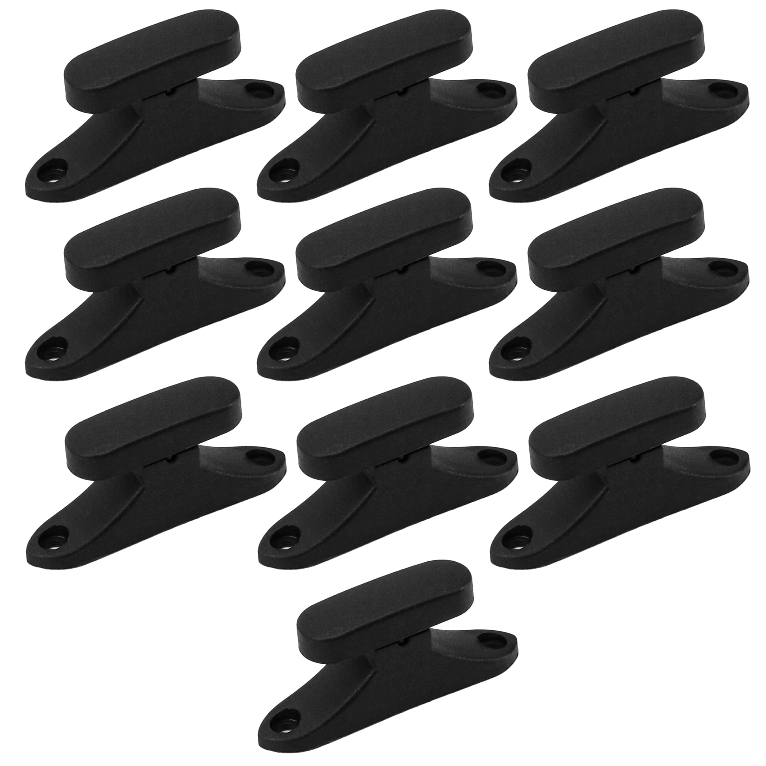 10 pcs abs violin case fittings - bow holders for oblong triangle carbon fiber violin case - professional accessories