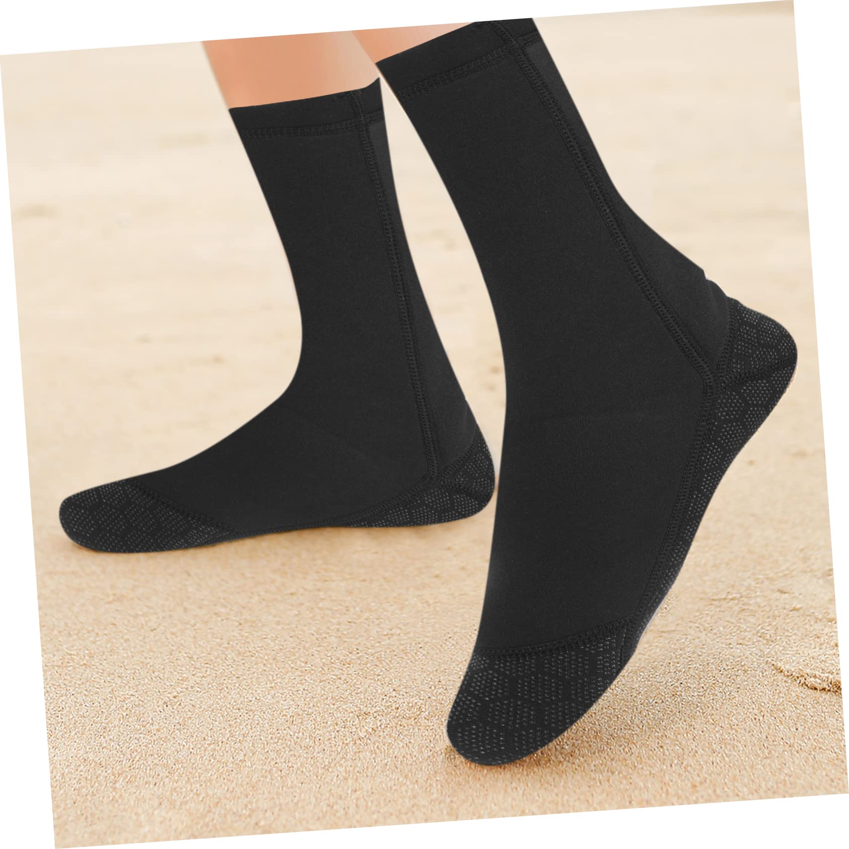 SUPVOX Beach Diving Socks 3mm Warmth Nonskid Dive Socks for Winter Swimming Comfortable Footwear for Water Activities
