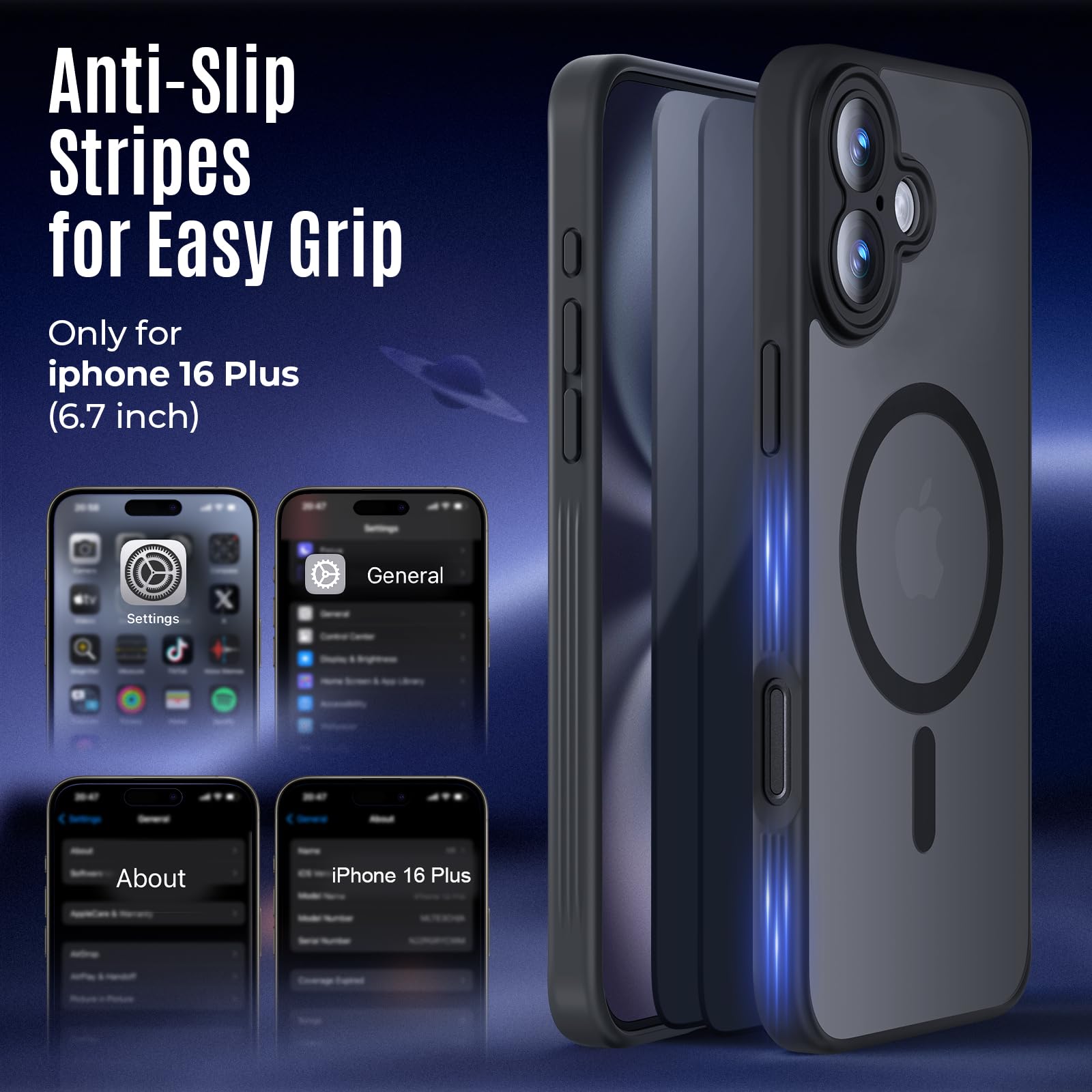 Amazon.com: Symcele Designed for iPhone 16 Plus Case, Compatible