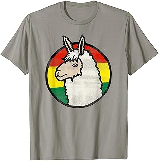 BOLIVIA T-shirt Bolivian Flag Tee Travel Souvenir Alpaca Tee T-Shirt