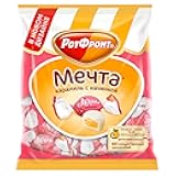 Rot Front Mechta Russian Hard Caramel Candies with Citrus Filling, 0.55 lb 0.55 lb/ 250g Russian Gourmet Sweets Imported