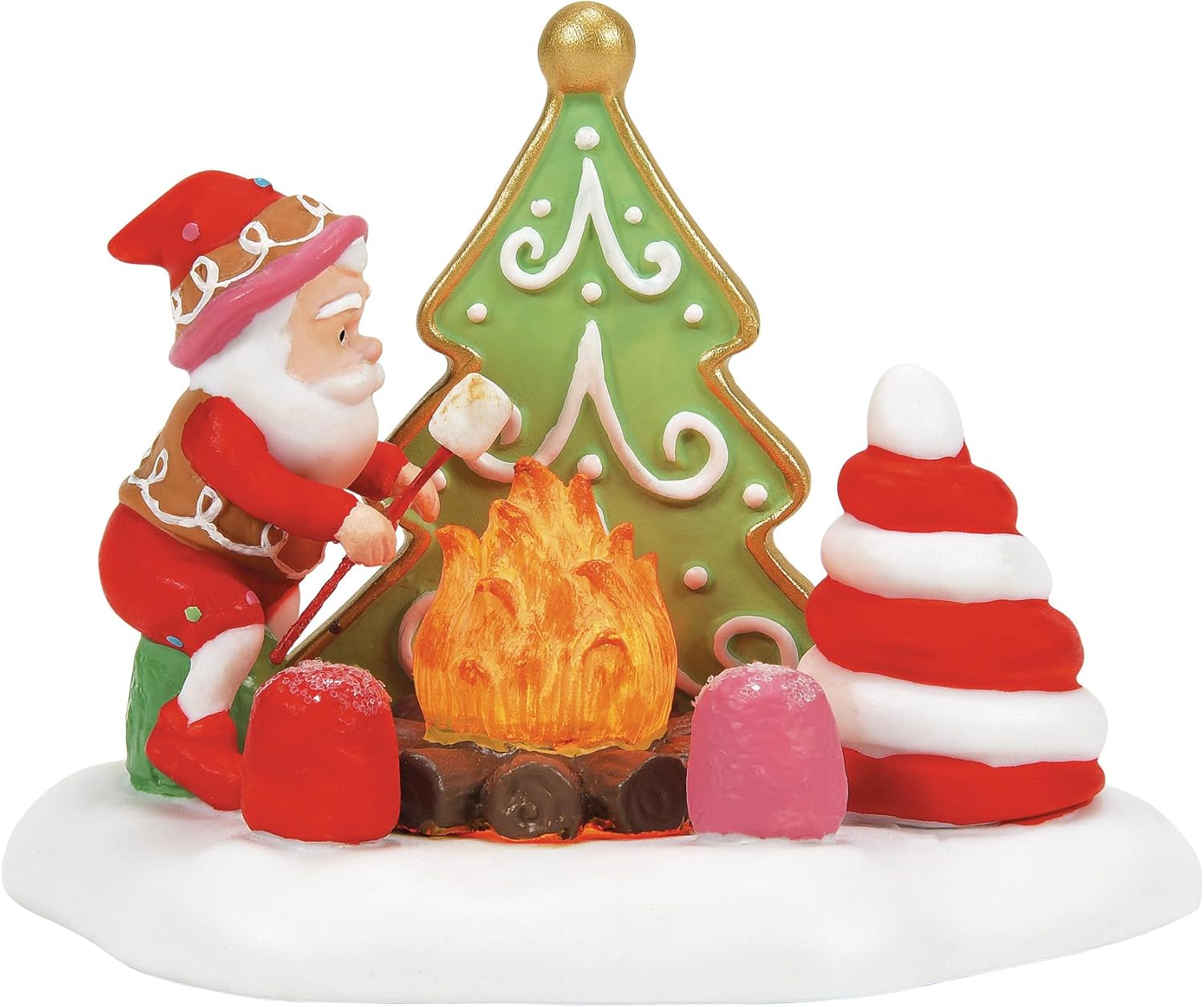 Department 56 North Pole Village Accessories a Sticky Situation Lit Figurine, 2 Inch, Multicolor