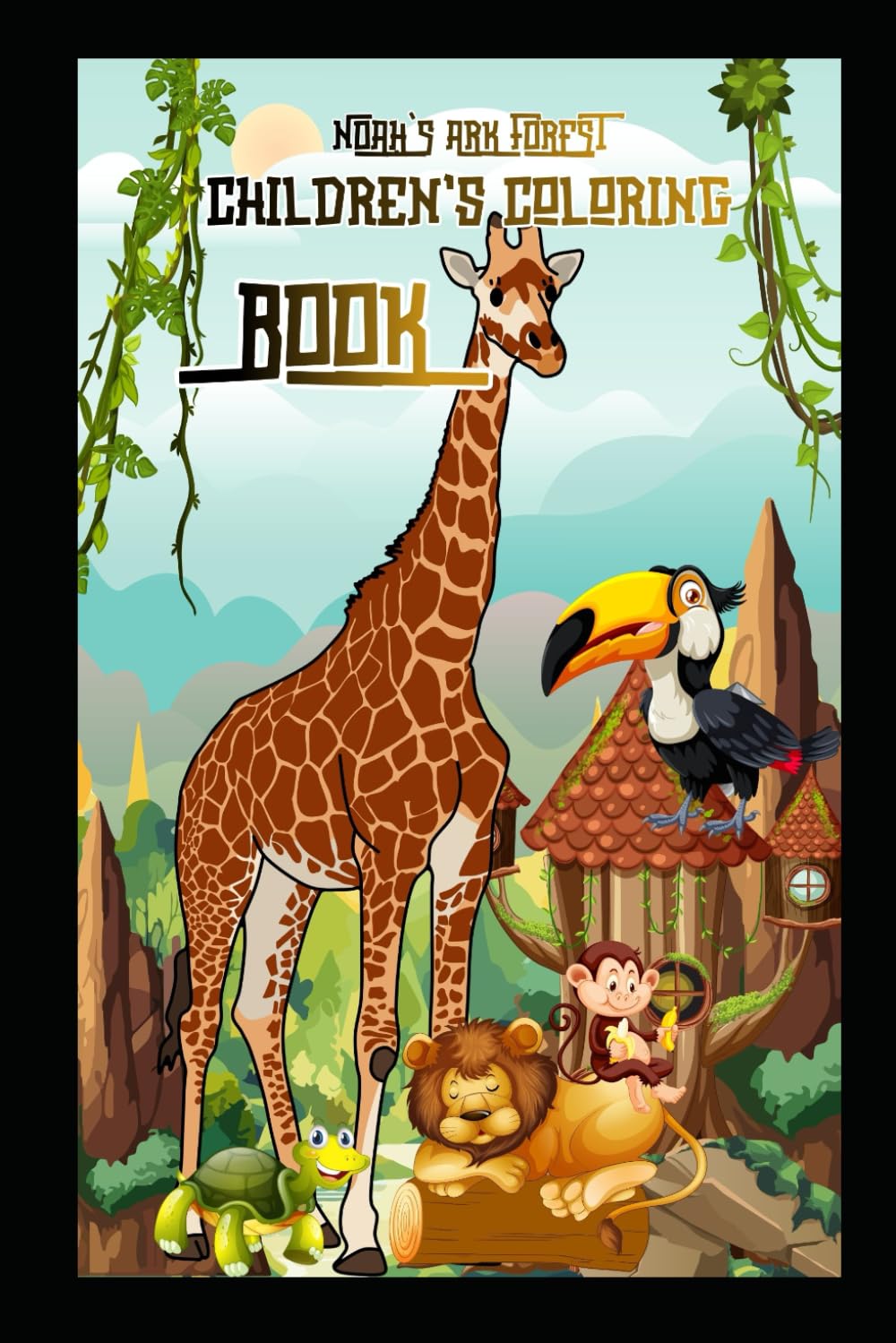 NOAH`S ARK FOREST: children's coloring book