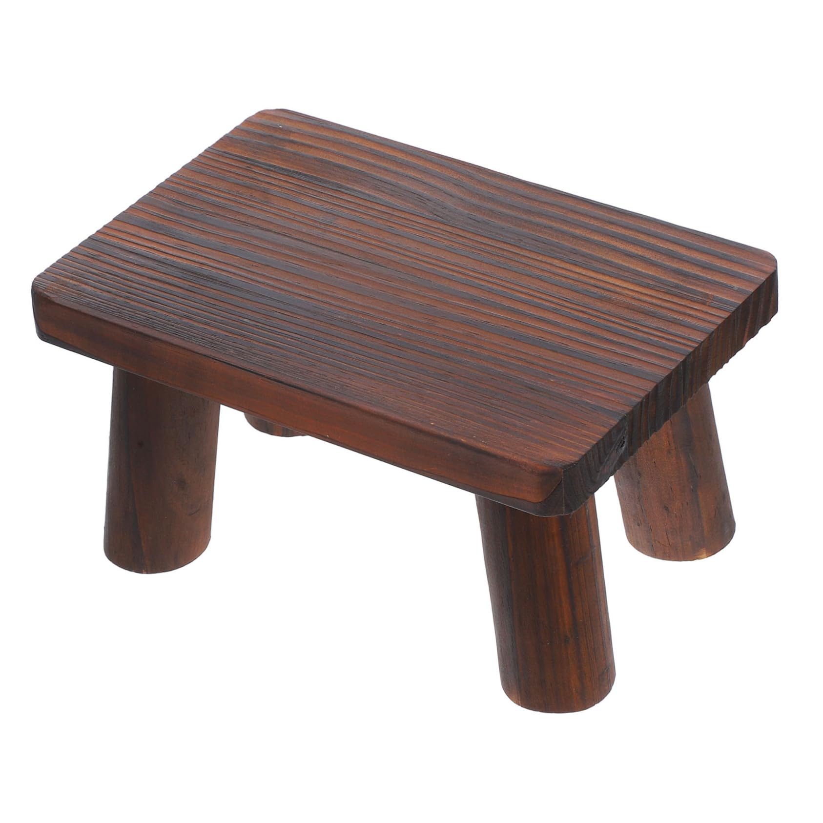 Levemolo Wooden Step Stool Anti Slip Step Stools for Adults Bedroom Garden Bathroom