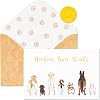 Crisky 50 Count Dog Thank You Cards Nothing Butt Thanks Gold Foil Funny Thank You Cards with Envelopes & Stickers For Friends, Women Men, Teachers, Colleagues, Dog Lovers