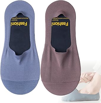 High-End Ice Silk Mesh Socks, Ice Silk Socks Invisible Socks, Invisible Ice Silk Breathable Socks for Women Men 2PCS-A