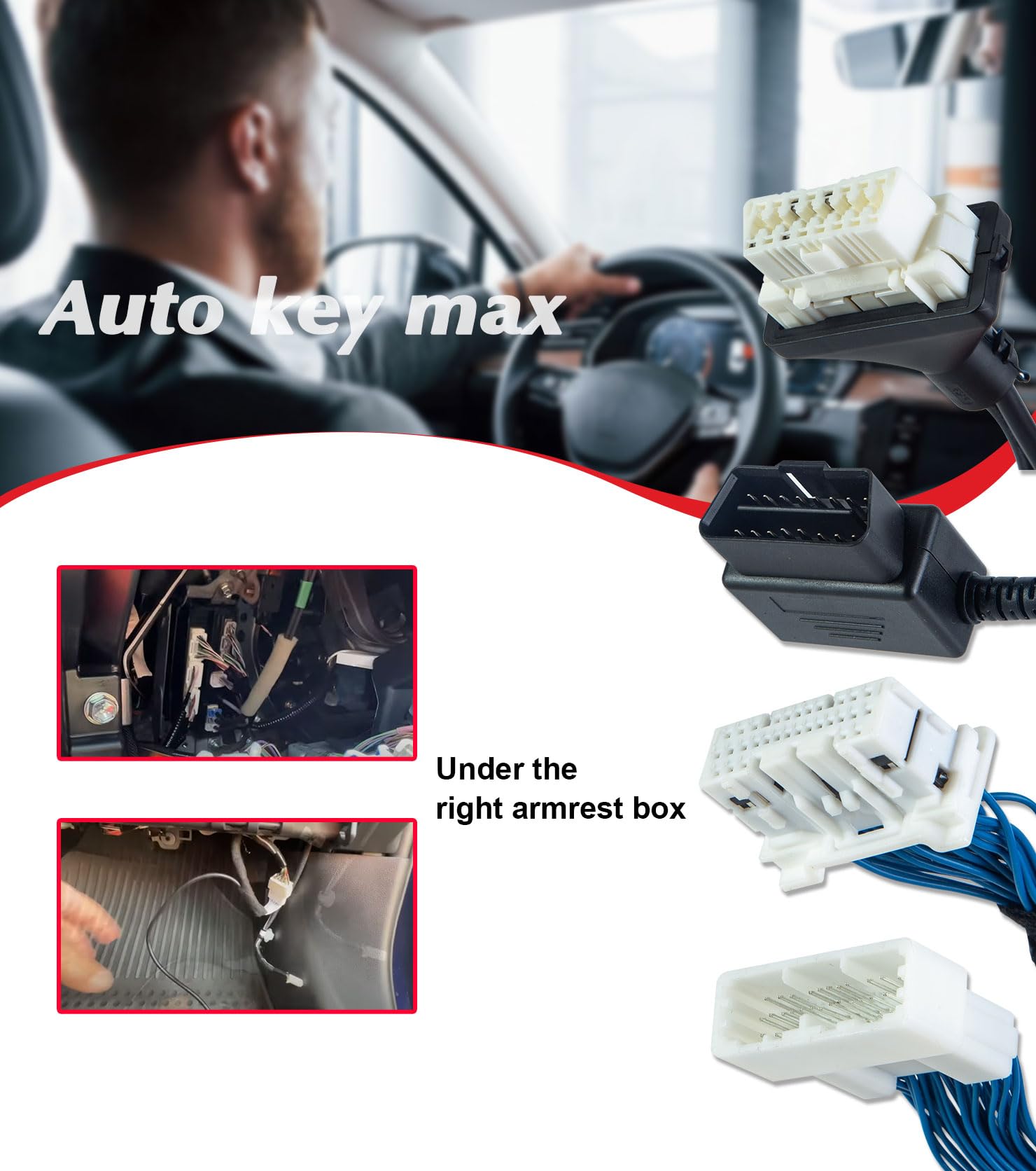 Amazon.com: OBDII OBD2 Diagnostic Cable Adapter Program All Keys