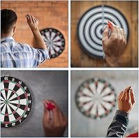 Vista 5 de PATIKIL Dart Flights - Paquete de accesorios de dardos estándar PET para punta de acero