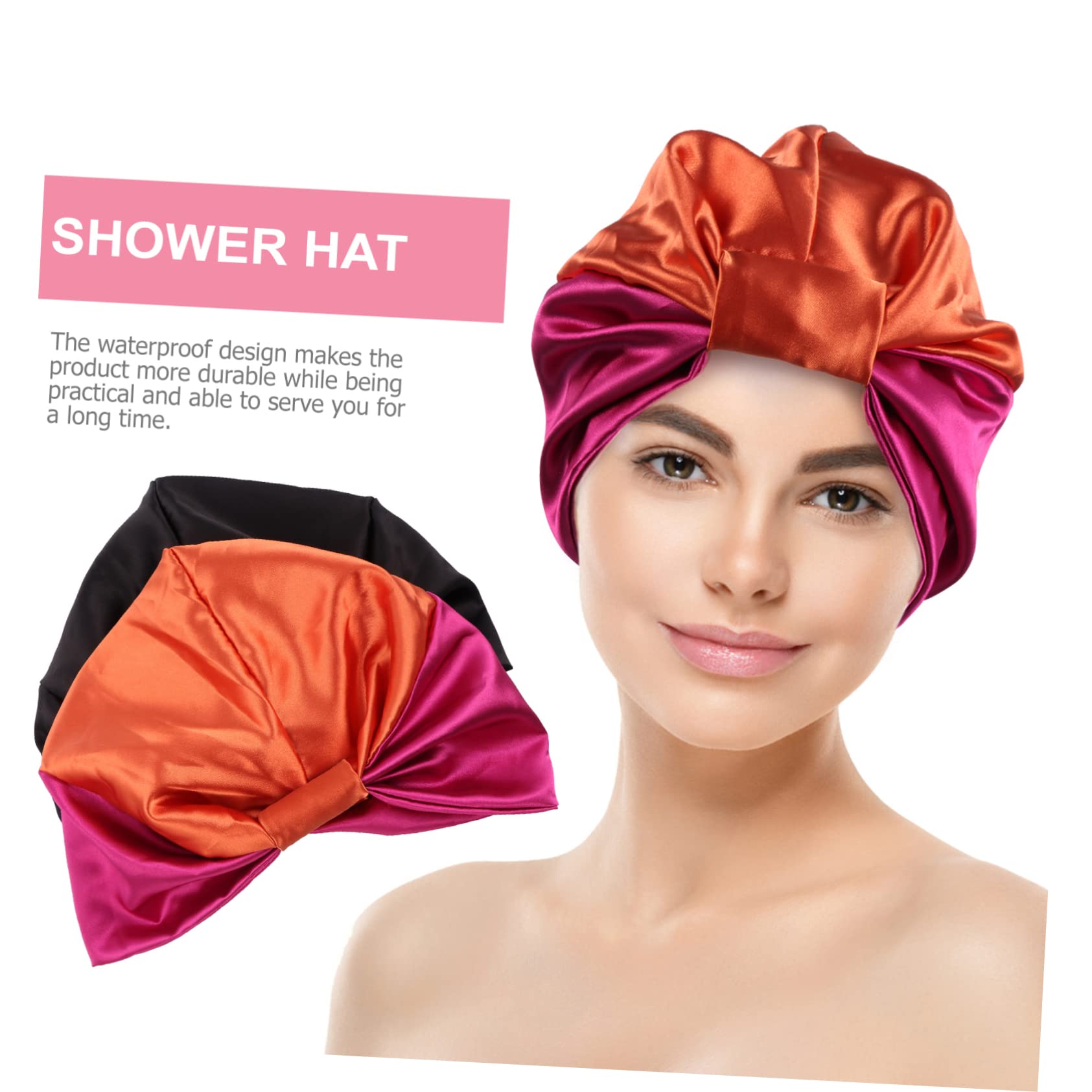 Healvian 6piezas Gorro De Sueño Doble Para Cuidado Del Cabello Para Mujeres y Cómodo