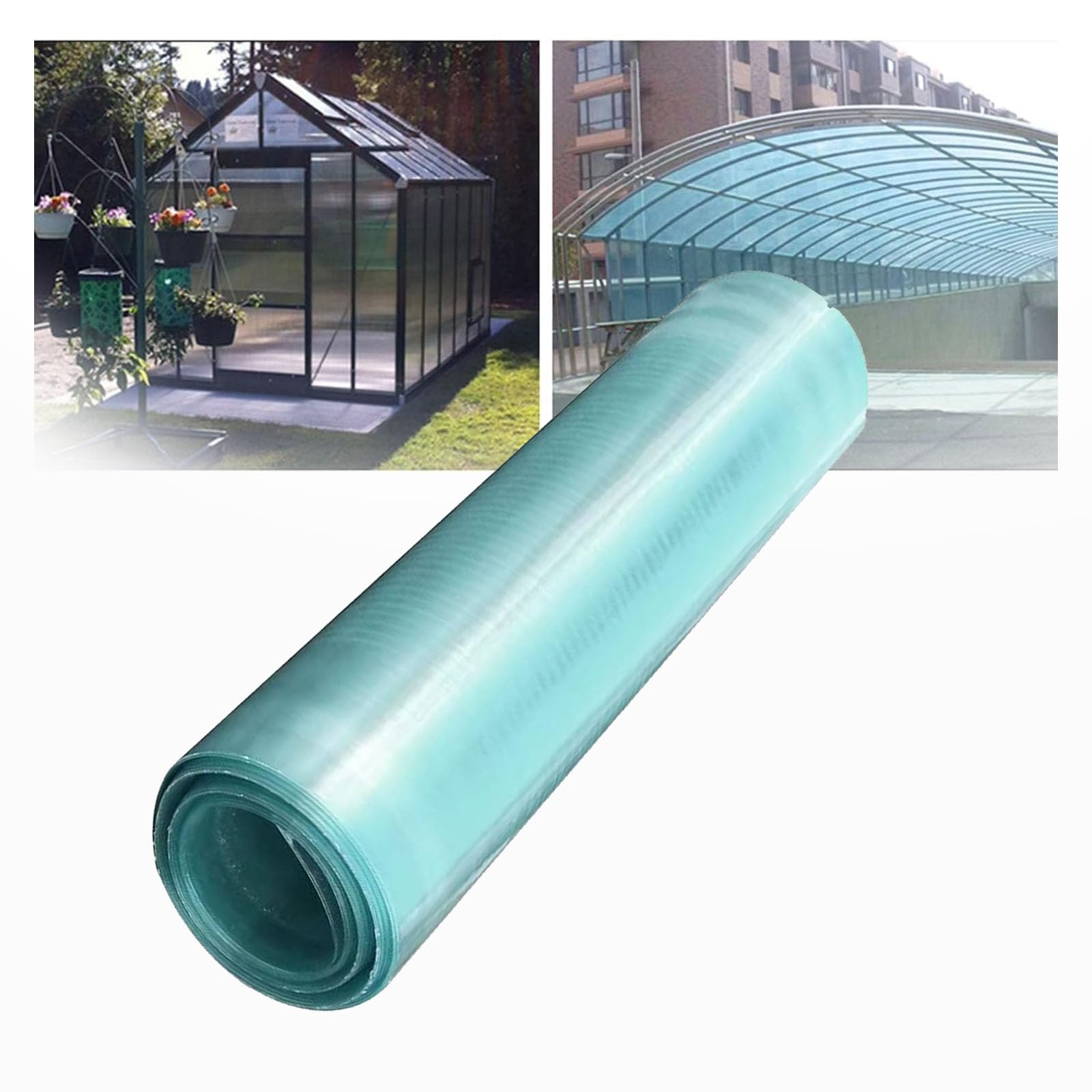 Impermeable Placas Transparente,Planchas Transparentes Tejados,Paneles De Techo De Policarbonato,para Techos,Exterior, Terraza,Jardín,Hojas De Invernadero,Marquesinas(Size:120 cmx300 cm(3.94x9.8 ft))