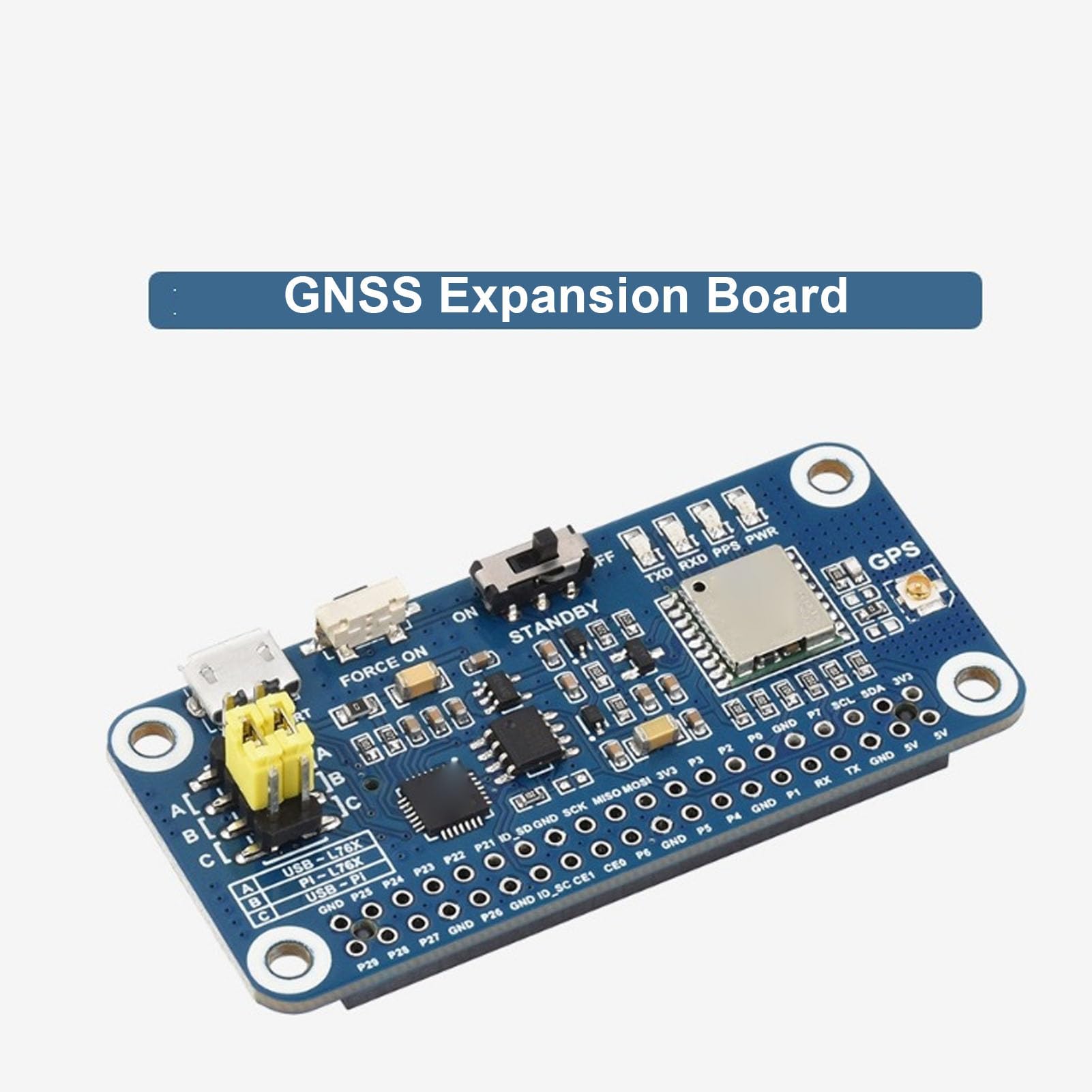 Scheda di espansione modulo multi GNSS con supporto filtro LNA SAW ad alta sensibilità GPS BDS GLONASS QZSS AGNSS per 40PIN GPIO compatibile con scheda PCB serie RDK