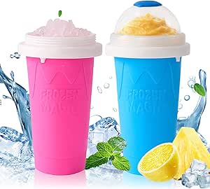 Amazon.com: Slushie Cup 2Pcs, PandyCare Slushy Slushie Maker Cup (EVA ...
