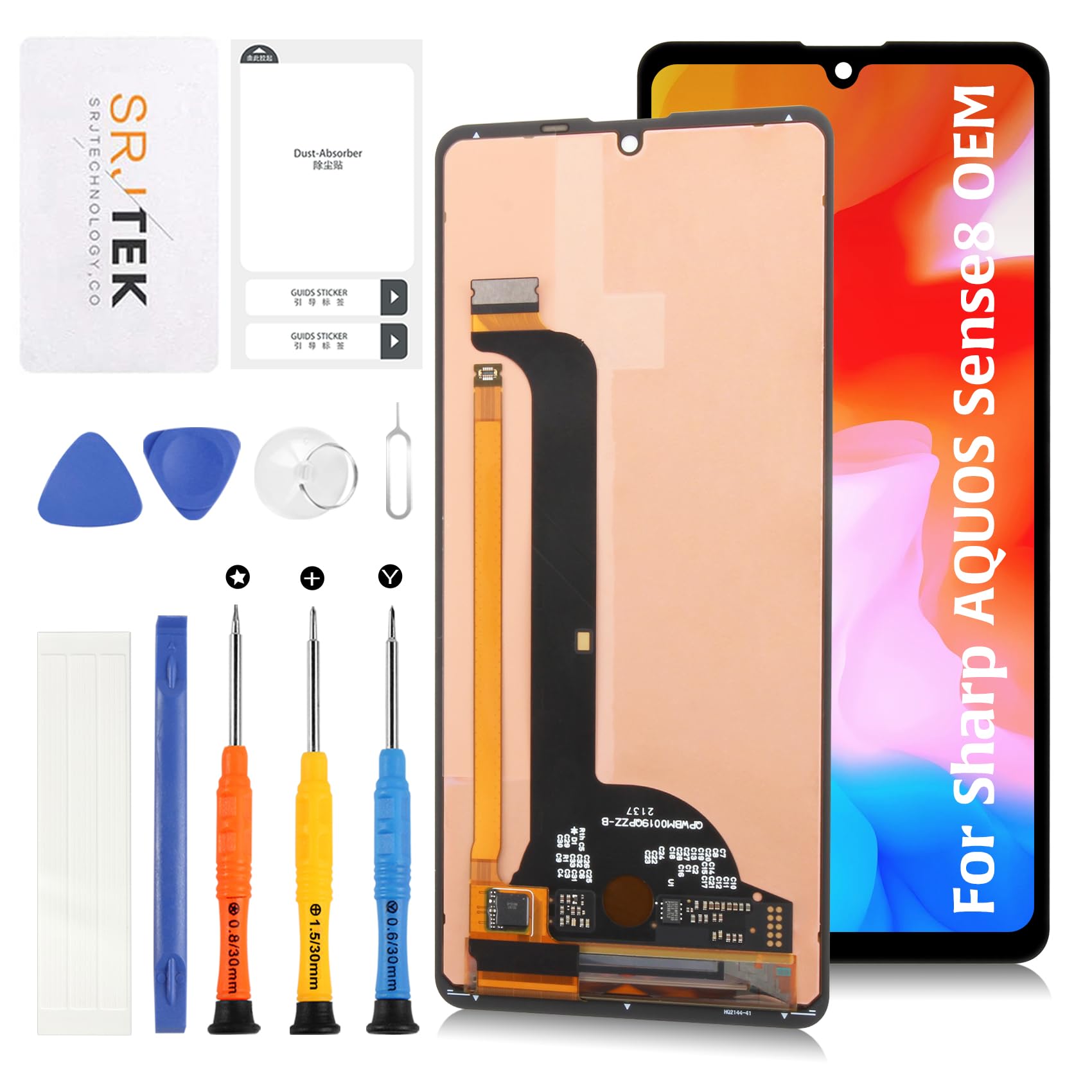 Amazon.co.jp: SRJTEK For Sharp AQUOS Sense8 SH-54D SHG11 液晶