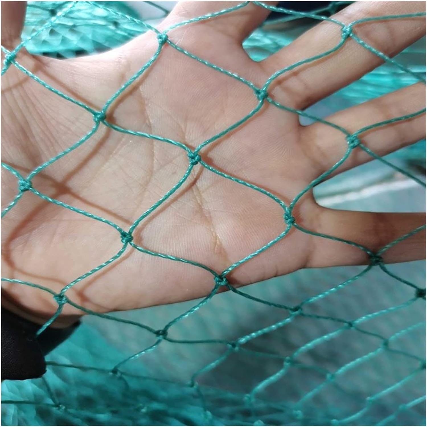 Wytrzymała siatka przeciw ptakom do ochrony ogrodu i upraw – 2 m x 20 m, ogrodzenie siatkowe dla ptaków, jeleni, kotów, psów i kurczaków, wszechstronna sieć wędkarska