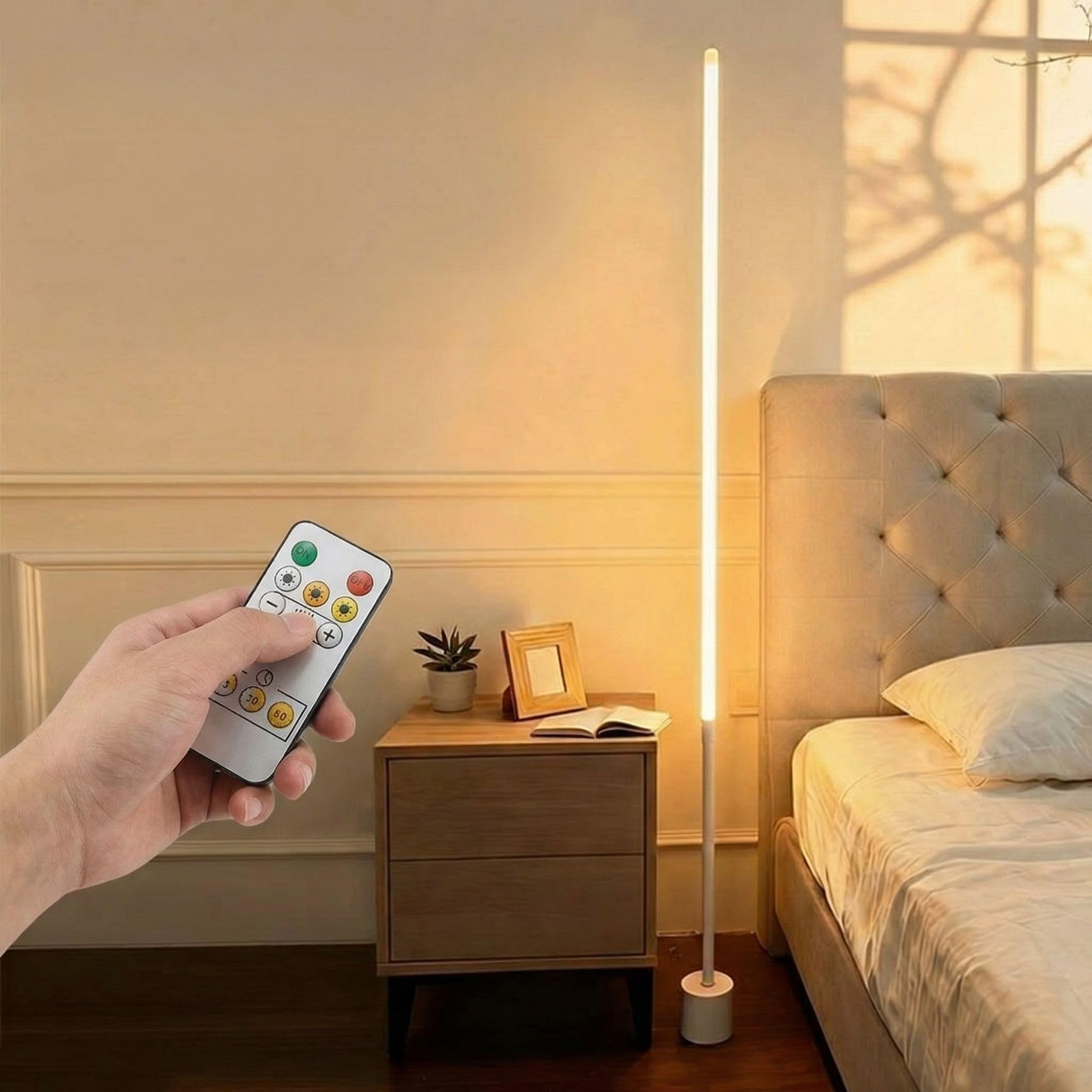 Amazon.co.jp : スマート調光 LED フロアランプ リモコン付き 音声操作