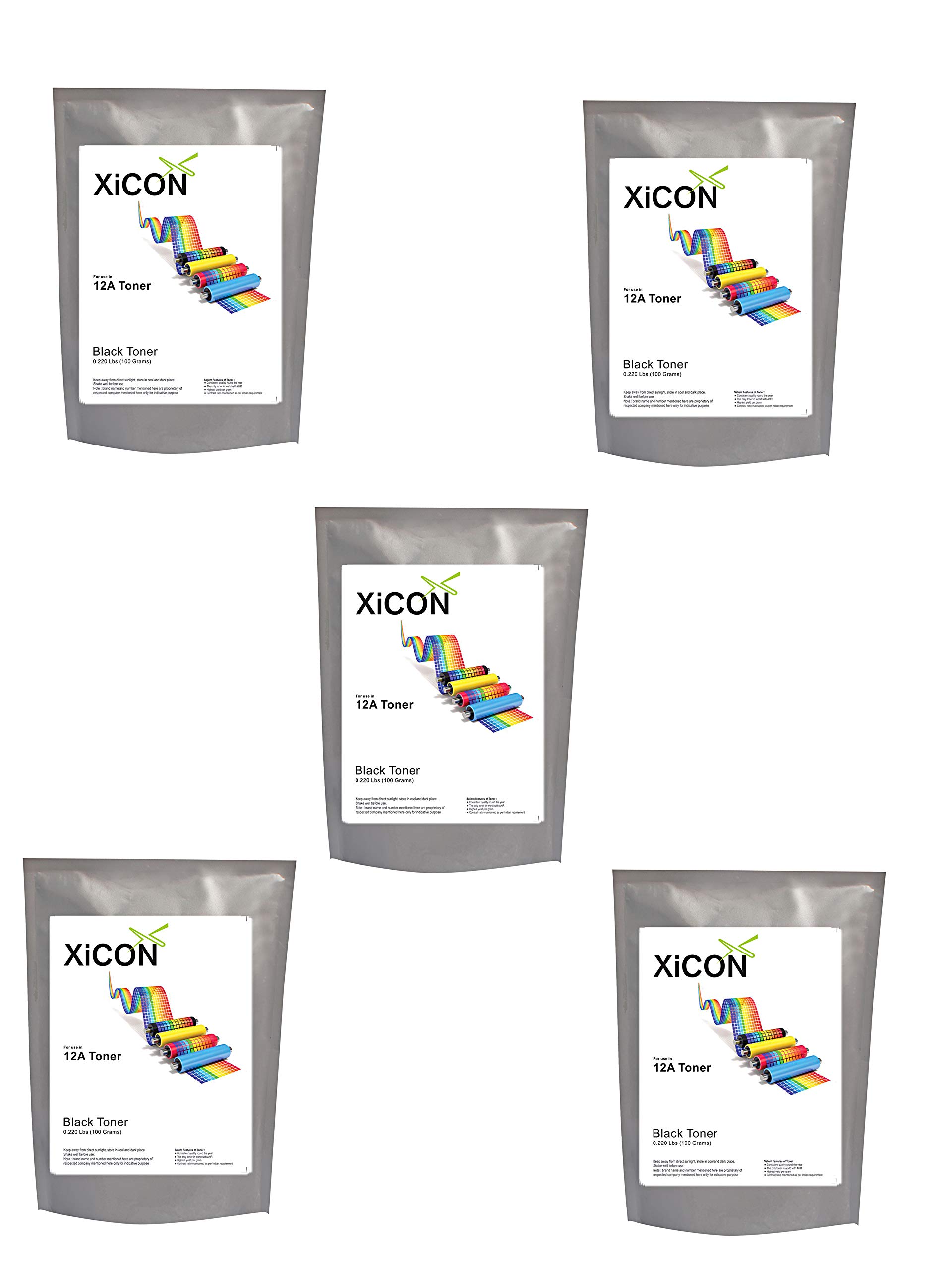 Anant Imaging Private Limited Xicon Black Toner Powder for 12A Toner - 100g (Pack of 5) (B07SVDBZK6) Amazon Price History, Amazon Price Tracker