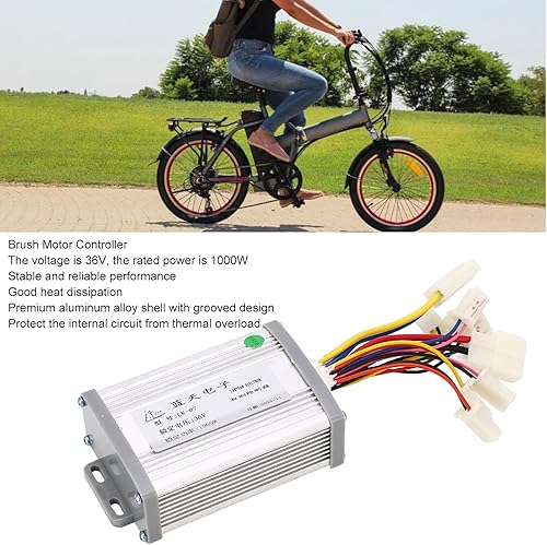 Miniatura 5 de Alomejor Electric Controller Thumb Throttle Kit 36V 1000W Brush Motor Speed Controller and Thumb Throttle Kit for Refit