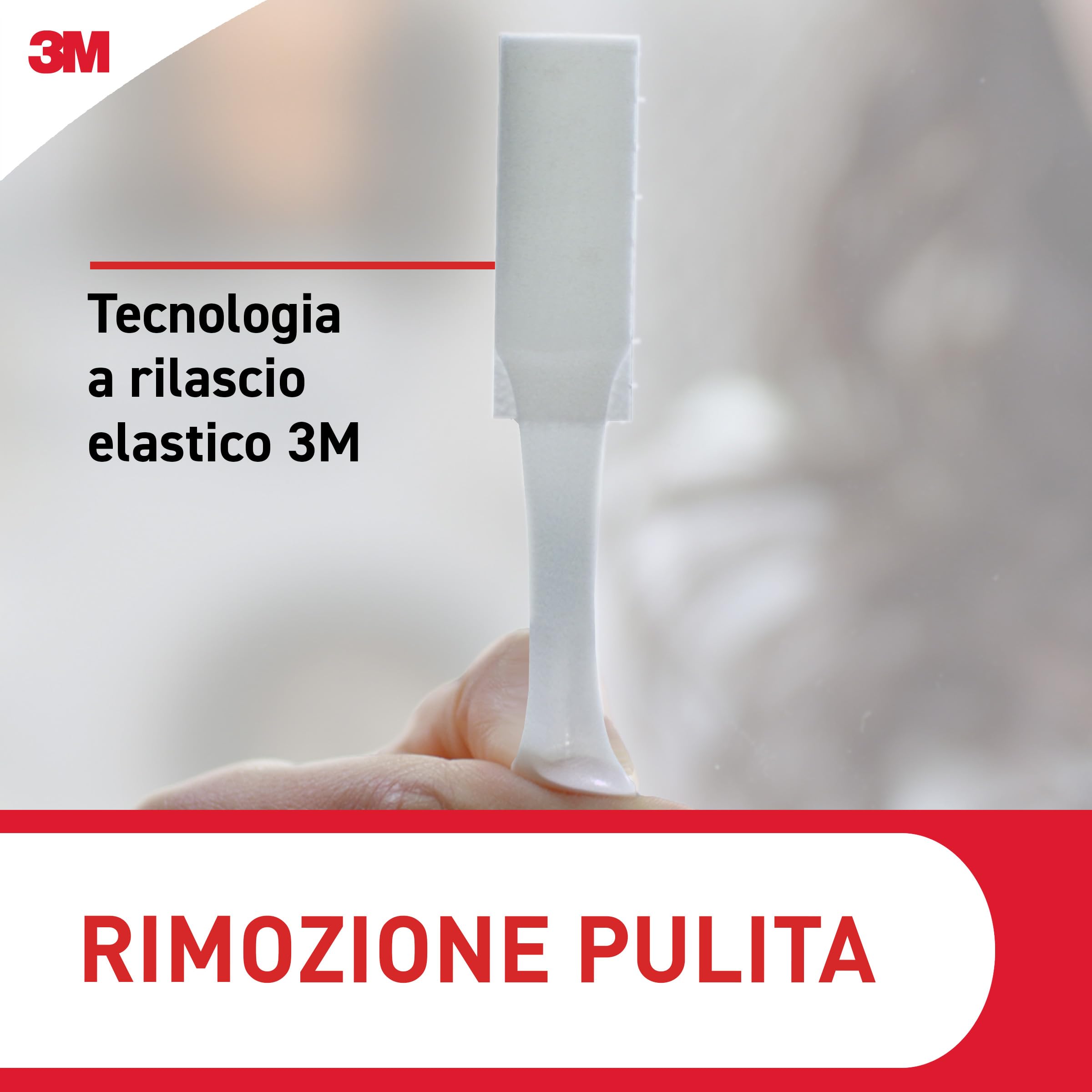 Command Strisce Appendi Quadri Adesive Bianche, 12 Coppie (4 Piccole S + 8 Medie M), per Appendere Quadri, Cornici e Specchi al Muro Senza Chiodi