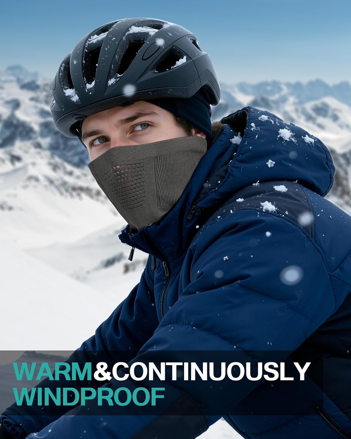 Winter Neck Gaiter Windproof Neck Warmer Scarf Breathable Half-Face Mask Ski Mask Unisex for for Cold Weather Outdoor - Image 4