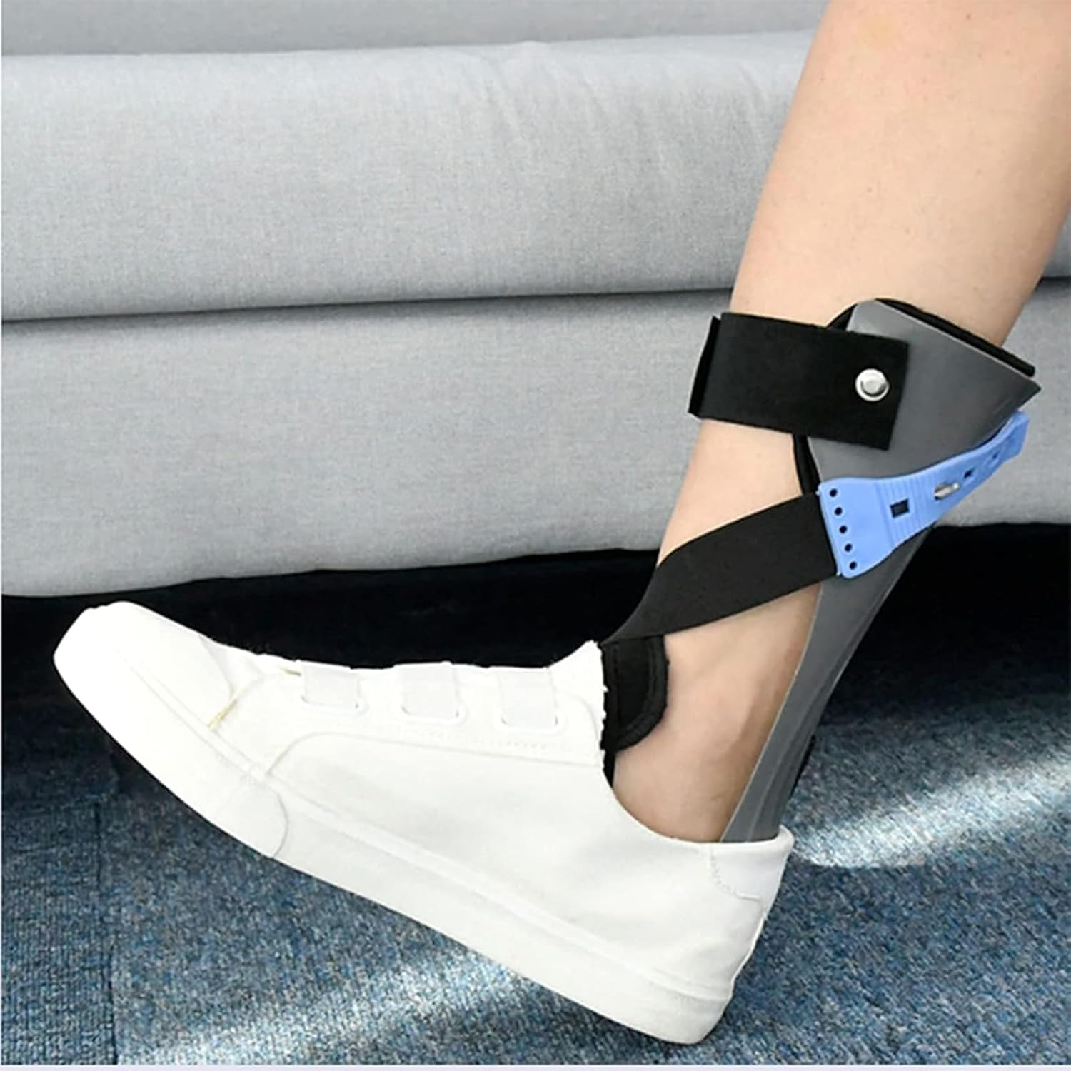 Foot Droop Orthosis, AFO Drop Foot Brace, Ankle Foot Orthosis Support for Treatment of Plantar Fasciitis Achilles Tendonitis & Drop Foot,Right,S(