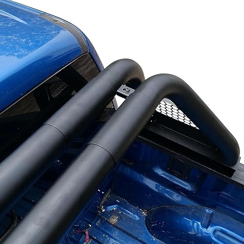 Miniatura 9 de ROXX Barras enrollables universales para camionetas de tamaño completo, barra enrollable Sport Chase Rack para Dodge Ram 1994-2010Chevy Silverado