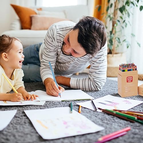 Vista 19 de KALOUR 72 lápices de colores para adultos, núcleo suave, ideal para dibujar mezclas, sombreado, juego de lápices de colores, regalo para adultos