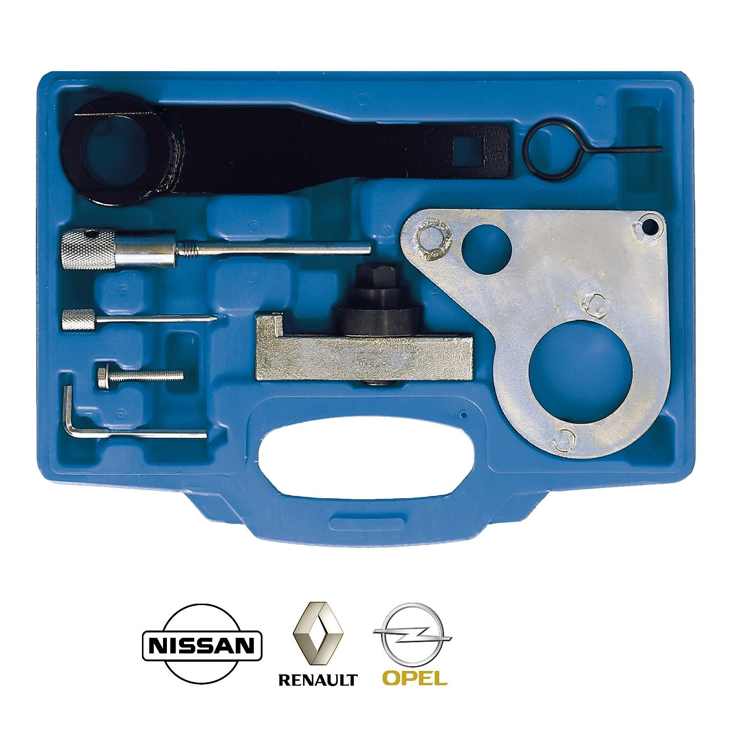 BRILLIANT TOOLS BT593820 Juego de herramientas de reglaje de motores para Nissan, Renault, Opel [Powered by KS TOOLS]