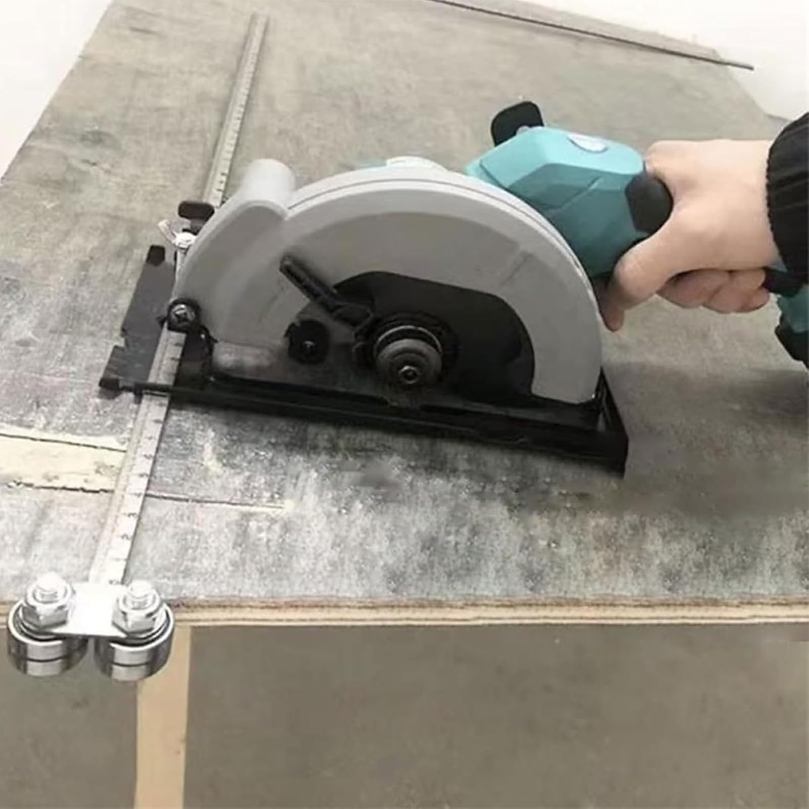Guida di posizionamento per legno | Strumento di misura da taglio con guida regolabile da 60 cm - Seghe circolari Guida al taglio - per la lavorazione del legno industriale della falegnameria officina